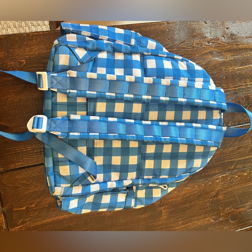 STATE Kids Blue and White Checkered Backpack - Picture 2 of 9